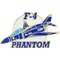 F-4 Phantom Airplane Pin 1 1/2&#x22;